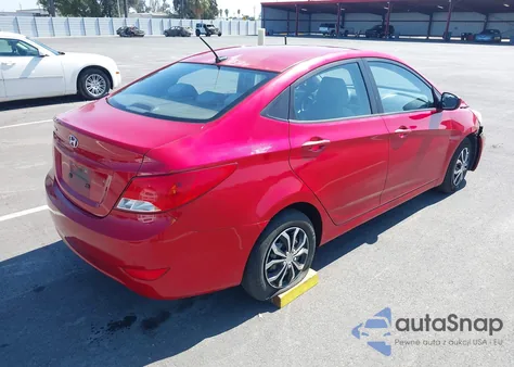 2015 Hyundai Accent Gls z USA, uszkodzony, nr VIN KMHCT4AE2FU819692